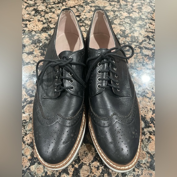 Shellys London Emma platform Oxford shoes size 39 - Picture 1 of 4